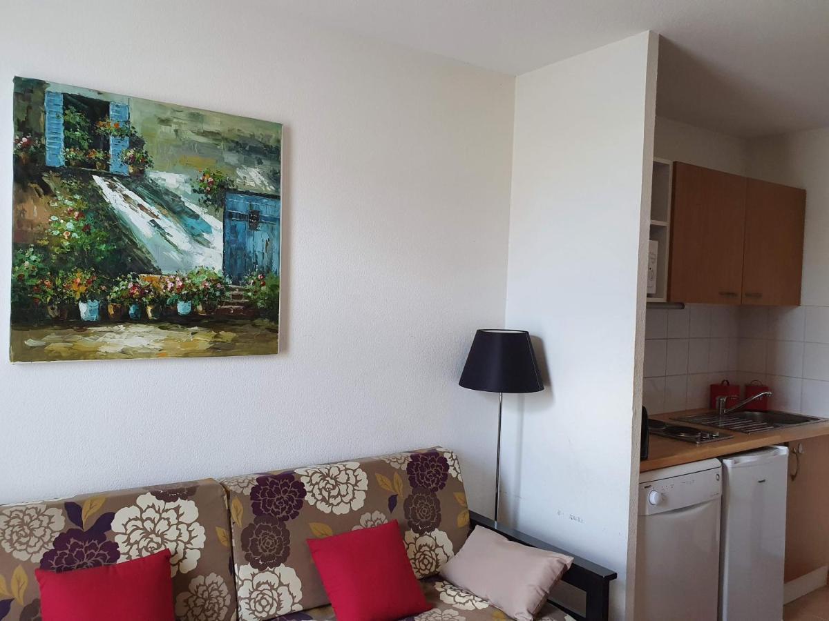 Joli appartement T2 dans résidence avec piscine, hammam et parking gratuits Carcasona Exterior foto